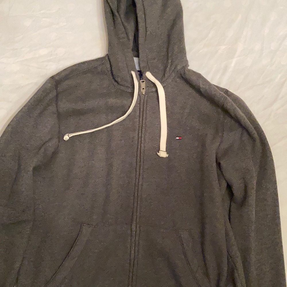 Tommy Hilfiger Zip Up Sweater with Hood